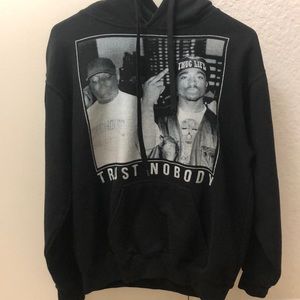 2pac & biggie hoodie